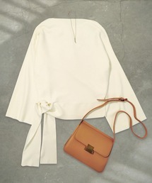 OSYAREVO | サッシュ ニット トップス 長袖 レディース(ニット/セーター)