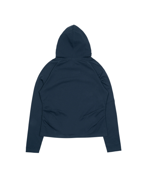 THECOLDESTMOMENT(ザコールデストモーメント)の「TCM hooded raglan long sleeve (blue)(Tシャツ/カットソー・レディース・その他・SMALL/MEDIUM/LARGE)」の9枚目の写真