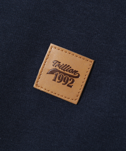 TRILLION(トリリオン)の「Leather Patch Denim Collar Rugby Man-to-Man_Navy(スウェット・レディース・その他・X-LARGE/LARGE/MEDIUM)」の7枚目の写真