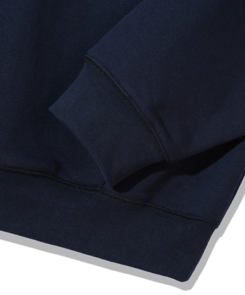 TRILLION(トリリオン)の「Leather Patch Denim Collar Rugby Man-to-Man_Navy(スウェット・レディース・その他・X-LARGE/LARGE/MEDIUM)」の9枚目の写真