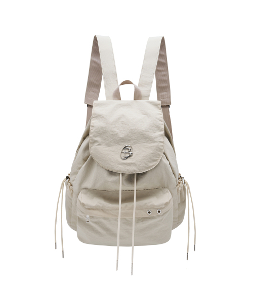 BLACKPURPLE(ブラックパープル)の「ナナフリップバックパック Nana Flip Bag_Ivory(バックパック/リュック・レディース・アイボリー・FREE)」の1枚目の写真