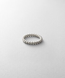 COCOSHNIK（ココシュニック）の「シルバー ボールラインピンキーリング（リング）」