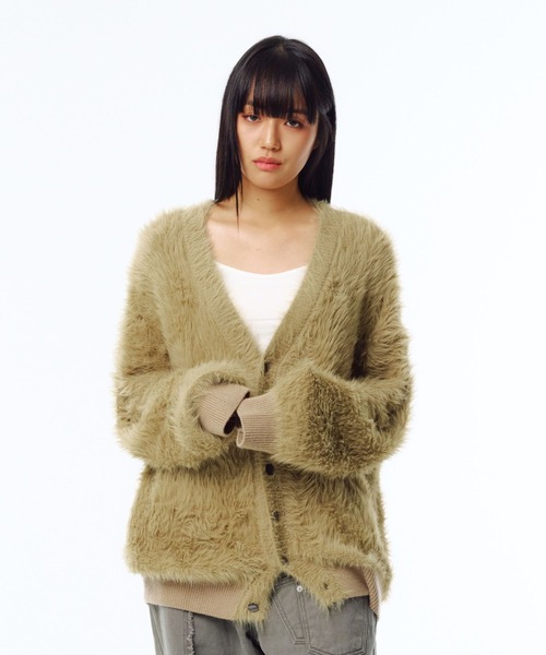 セール】【UNISEX】PHOS333／Hairy カーディガン（カーディガン/ボレロ