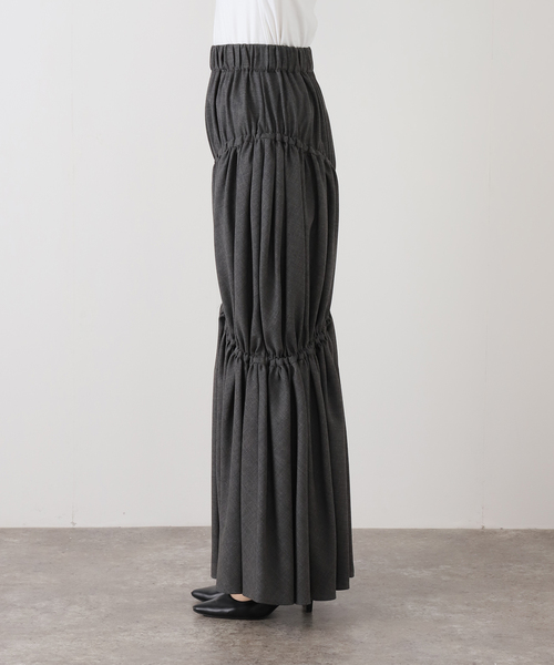 journal standard L'essage(ジャーナルスタンダードレサージュ)の「【A VACATION/ア ヴァケーション】AVC GATHER SK_T:スカート(スカート・レディース・チャコールグレー・FREE)」の13枚目の写真