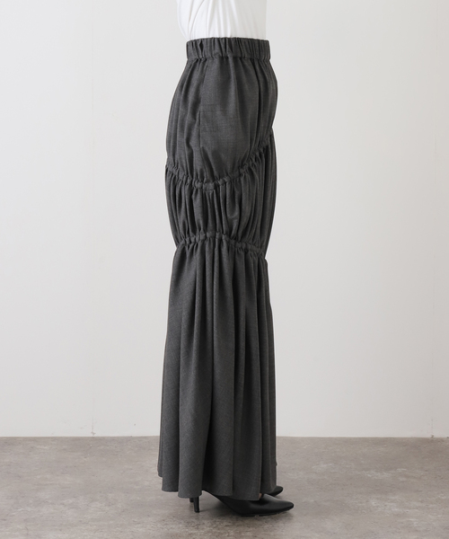 journal standard L'essage(ジャーナルスタンダードレサージュ)の「【A VACATION/ア ヴァケーション】AVC GATHER SK_T:スカート(スカート・レディース・チャコールグレー・FREE)」の11枚目の写真