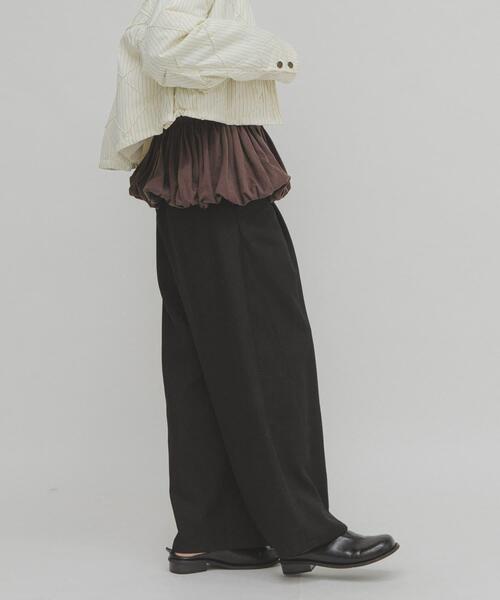 セール】ピーチスキンバブルヘムトップス（Tシャツ/カットソー）｜KBF