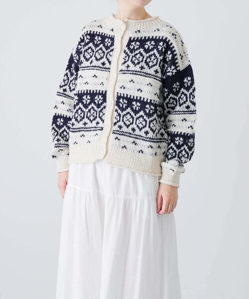 ペルーノルディックカーディガン（カーディガン/ボレロ）｜かぐれ