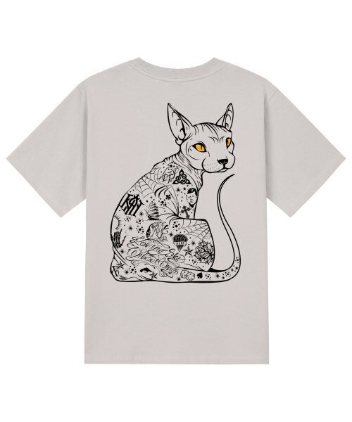 KAN6312(カン6312)の「KTC0086 チカノスピンクス 半袖Tシャツ - ベージュ(Tシャツ/カットソー・メンズ・その他・LARGE/MEDIUM/SMALL/X-LARGE)」の1枚目の写真