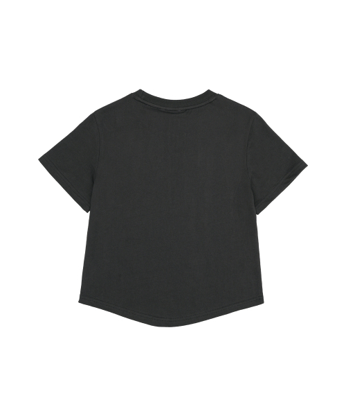 AMESWORLDWIDE(アメスワールドワイド)の「ROUND HEM CROP TEE CHARCOAL(Tシャツ/カットソー・レディース・その他・FREE)」の12枚目の写真