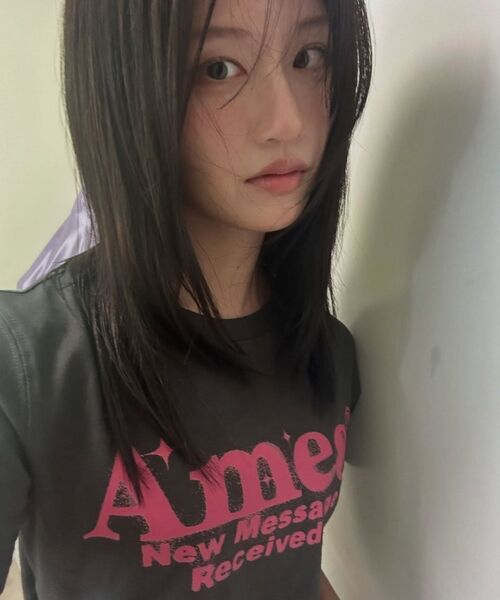 AMESWORLDWIDE(アメスワールドワイド)の「ROUND HEM CROP TEE CHARCOAL(Tシャツ/カットソー・レディース・その他・FREE)」の14枚目の写真