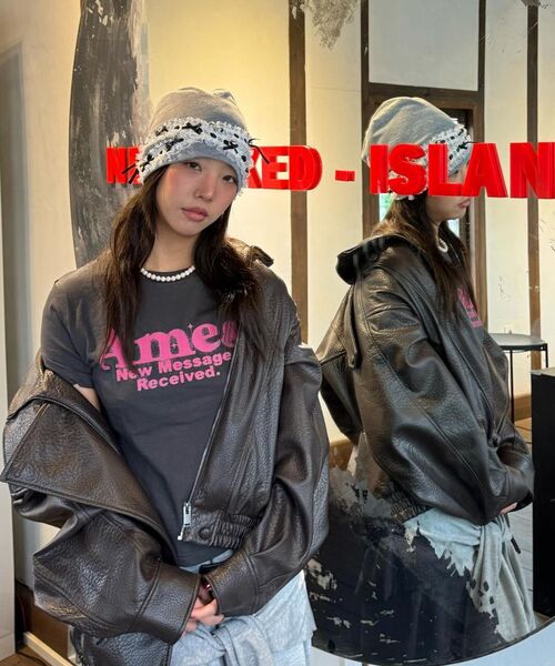 AMESWORLDWIDE(アメスワールドワイド)の「ROUND HEM CROP TEE CHARCOAL(Tシャツ/カットソー・レディース・その他・FREE)」の17枚目の写真