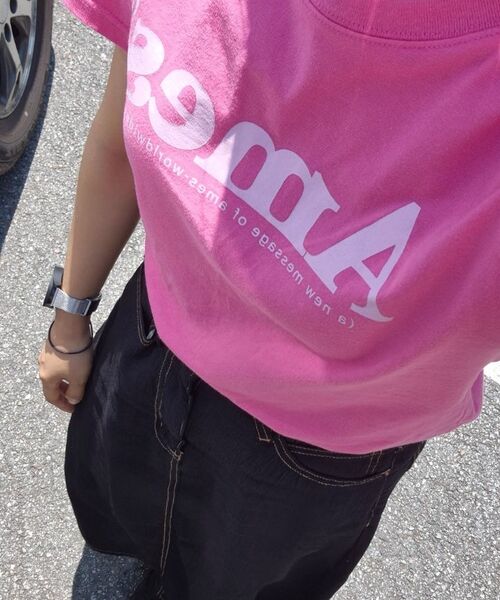 AMESWORLDWIDE(アメスワールドワイド)の「ROUND HEM CROP TEE CHARCOAL(Tシャツ/カットソー・レディース・その他・FREE)」の20枚目の写真