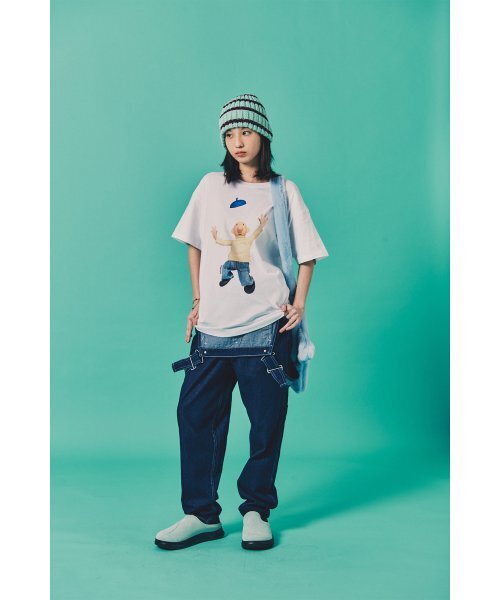 LAUGHER（ラファー）の「[PAT&MAT] ワウパットTシャツ - ホワイト（Tシャツ/カットソー・レディース・ホワイト・LARGE/MEDIUM/X-LARGE）」の8枚目の写真