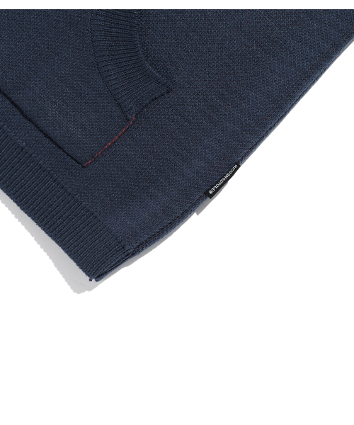 NICE GHOST CLUB(ナイスゴーストクラブ)の「GG FLAG HOODIE KNIT_NAVY(NG2FFFK690A)(ニット/セーター・レディース・ネイビー・MEDIUM/SMALL)」の5枚目の写真