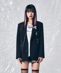 SCHISM INDUCING（スキズムインデューシング）の「NOBU JACKET BLACK（テーラードジャケット）」