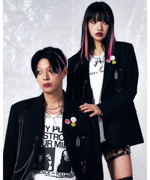 SCHISM INDUCING(スキズムインデューシング)の「NOBU JACKET BLACK(テーラードジャケット・レディース・その他・SMALL/MEDIUM/LARGE)」の6枚目の写真