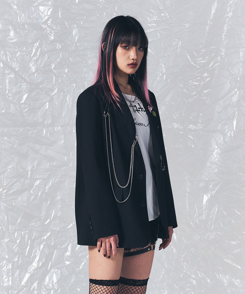 SCHISM INDUCING(スキズムインデューシング)の「NOBU JACKET BLACK(テーラードジャケット・レディース・その他・SMALL/MEDIUM/LARGE)」の10枚目の写真