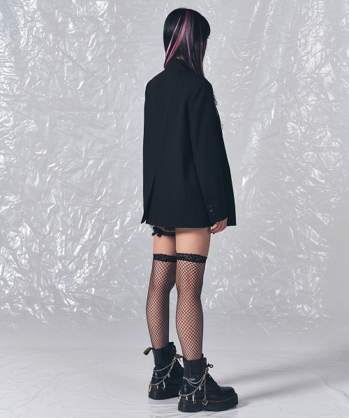 SCHISM INDUCING(スキズムインデューシング)の「NOBU JACKET BLACK(テーラードジャケット・レディース・その他・SMALL/MEDIUM/LARGE)」の11枚目の写真