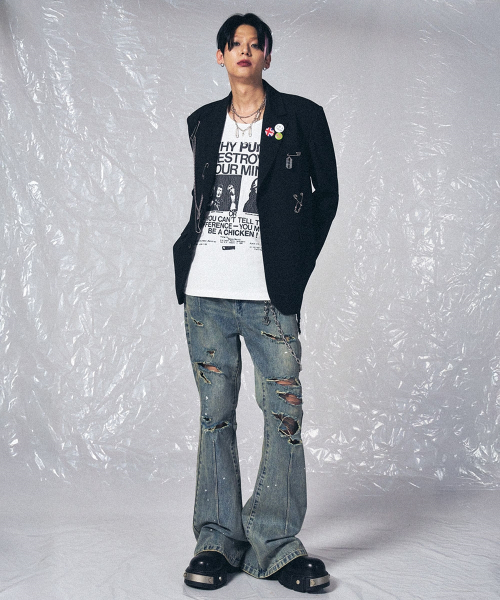 SCHISM INDUCING(スキズムインデューシング)の「NOBU JACKET BLACK(テーラードジャケット・レディース・その他・SMALL/MEDIUM/LARGE)」の18枚目の写真