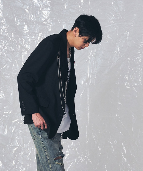 SCHISM INDUCING(スキズムインデューシング)の「NOBU JACKET BLACK(テーラードジャケット・レディース・その他・SMALL/MEDIUM/LARGE)」の20枚目の写真