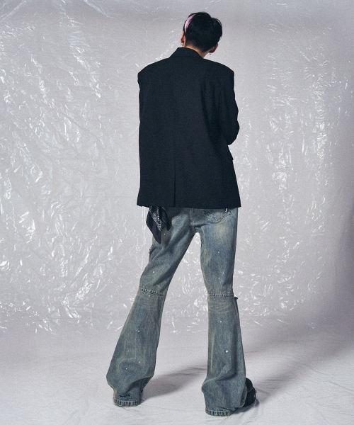 SCHISM INDUCING(スキズムインデューシング)の「NOBU JACKET BLACK(テーラードジャケット・レディース・その他・SMALL/MEDIUM/LARGE)」の21枚目の写真