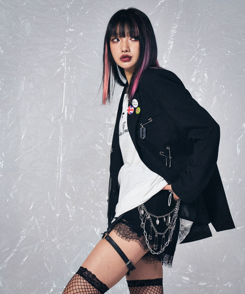 SCHISM INDUCING(スキズムインデューシング)の「NOBU JACKET BLACK(テーラードジャケット・レディース・その他・SMALL/MEDIUM/LARGE)」の22枚目の写真