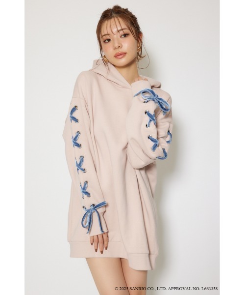 rienda(リエンダ)の「マイメロスウェットミニワンピース 秋服 冬服(ワンピース・レディース・ピンク・FREE)」の2枚目の写真