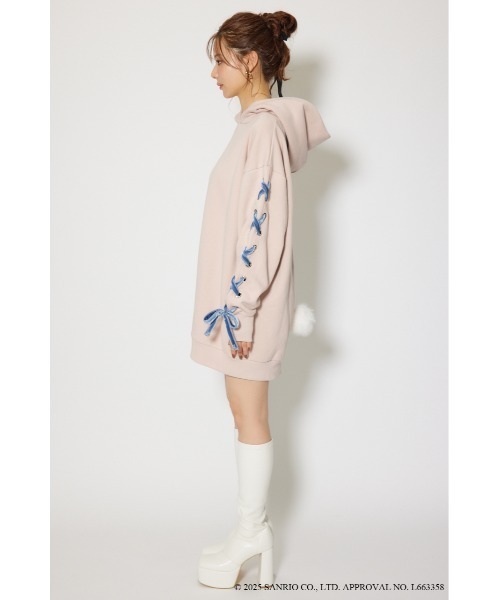 rienda(リエンダ)の「マイメロスウェットミニワンピース 秋服 冬服(ワンピース・レディース・ピンク・FREE)」の8枚目の写真