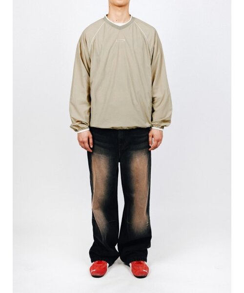 PHYSICAL DEPARTMENT（フィジカル デパートメント）の「P-ACTIVE カラーブロックTシャツ チャコール（Tシャツ/カットソー・レディース・その他・SMALL/MEDIUM/X-LARGE/LARGE）」の8枚目の写真