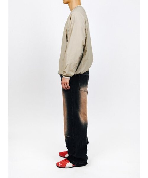 PHYSICAL DEPARTMENT（フィジカル デパートメント）の「P-ACTIVE カラーブロックTシャツ チャコール（Tシャツ/カットソー・レディース・その他・SMALL/MEDIUM/X-LARGE/LARGE）」の10枚目の写真