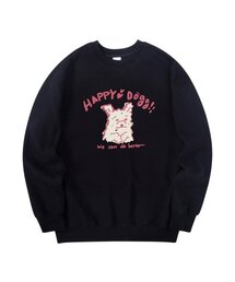 ハッピードギー スウェット ブラック