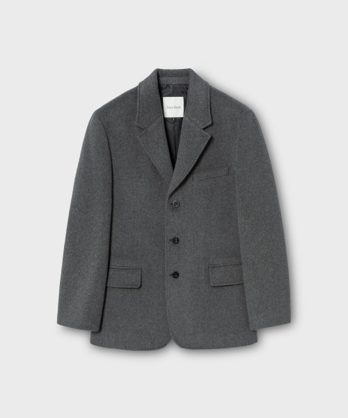 NONBLANK(ノンブランク)の「ウールカシミヤブレンド3ボタンジャケット_MEDIUM GREY(テーラードジャケット・メンズ・グレー・MEDIUM/LARGE/X-LARGE)」の1枚目の写真