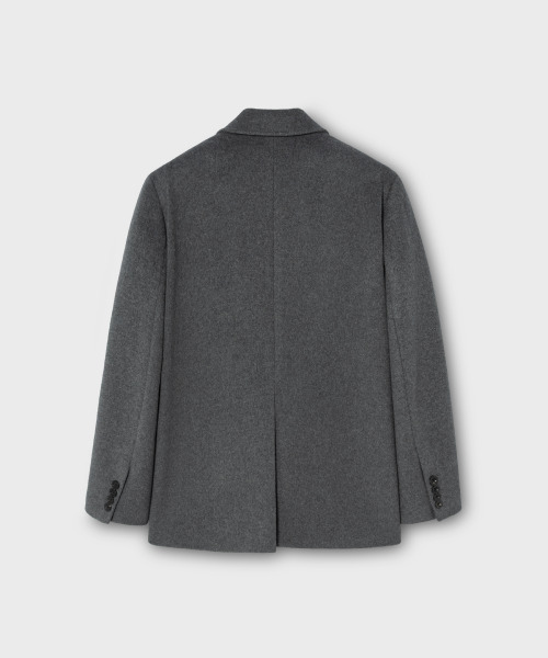NONBLANK(ノンブランク)の「ウールカシミヤブレンド3ボタンジャケット_MEDIUM GREY(テーラードジャケット・メンズ・グレー・MEDIUM/LARGE/X-LARGE)」の2枚目の写真