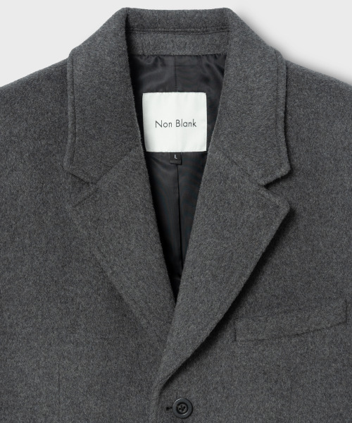 NONBLANK(ノンブランク)の「ウールカシミヤブレンド3ボタンジャケット_MEDIUM GREY(テーラードジャケット・メンズ・グレー・MEDIUM/LARGE/X-LARGE)」の3枚目の写真