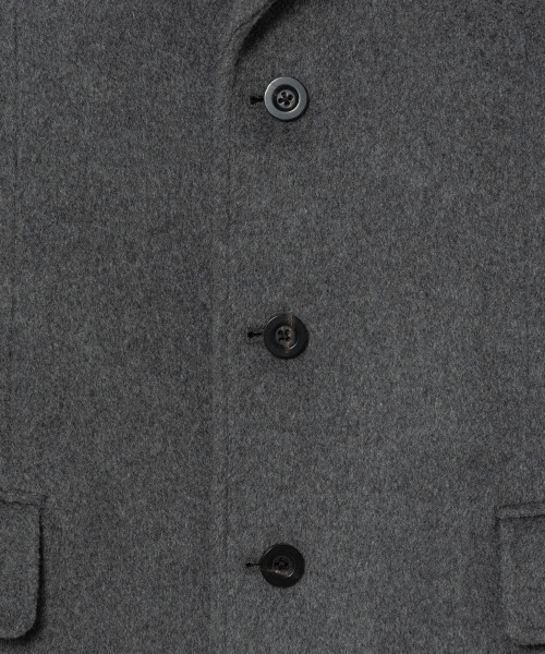 NONBLANK(ノンブランク)の「ウールカシミヤブレンド3ボタンジャケット_MEDIUM GREY(テーラードジャケット・メンズ・グレー・MEDIUM/LARGE/X-LARGE)」の4枚目の写真