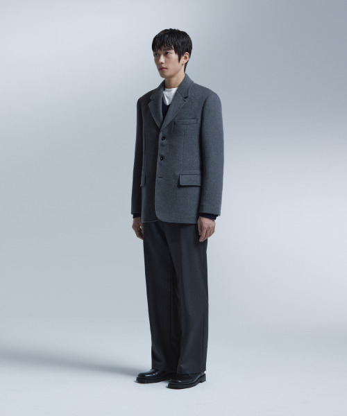 NONBLANK(ノンブランク)の「ウールカシミヤブレンド3ボタンジャケット_MEDIUM GREY(テーラードジャケット・メンズ・グレー・MEDIUM/LARGE/X-LARGE)」の12枚目の写真