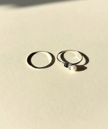 Garland of Dew（ガーランドオブデュウ）の「ビジューカラーリング 2本セット（リング）」