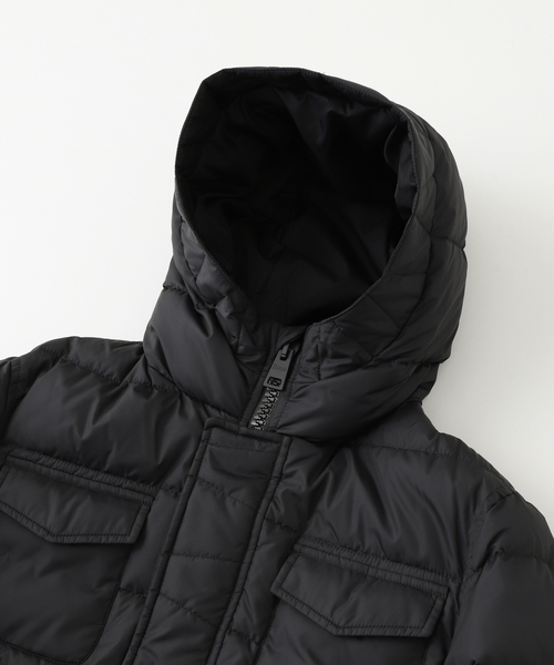 HERNO(ヘルノ)の「HERNO(へルノ) PolarTech 4Pocket Hooded Coat(ダウンジャケット/コート・メンズ・ブラック・50/44/48)」の3枚目の写真
