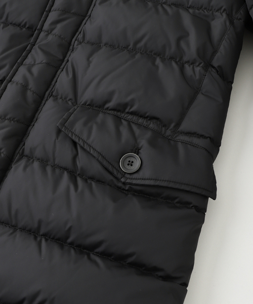 HERNO(ヘルノ)の「HERNO(へルノ) PolarTech 4Pocket Hooded Coat(ダウンジャケット/コート・メンズ・ブラック・50/44/48)」の5枚目の写真