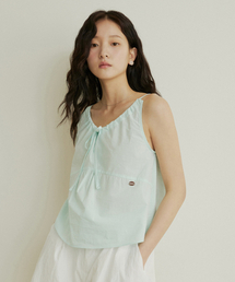 ADAUL（アダウル）の「Tunnel string sleeveless blouse - mint（シャツ/ブラウス）」