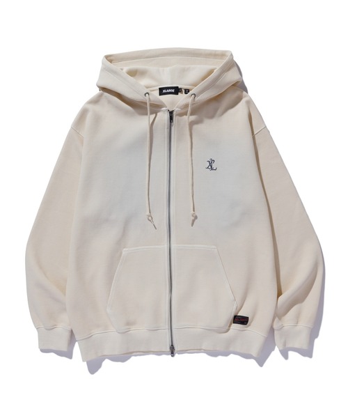XLARGE(エクストララージ)の「FADED WAFFLE ZIP UP HOODED SWEATSHIRT(パーカー・メンズ・オフホワイト/ブラック/ネイビー/オリーブ・XL/L/M/S)」の2枚目の写真