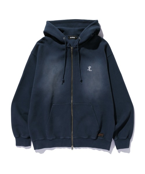 XLARGE(エクストララージ)の「FADED WAFFLE ZIP UP HOODED SWEATSHIRT(パーカー・メンズ・オフホワイト/ブラック/ネイビー/オリーブ・XL/L/M/S)」の11枚目の写真