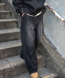 WEGO | WEGO/【26年春夏新作】ワーカーズダブルニーデニムパンツ(デニムパンツ)