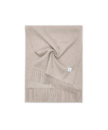 VELSEY（ベルジ）の「Classic 100% Cashmere Muffler Sand Beige（マフラー・メンズ）」