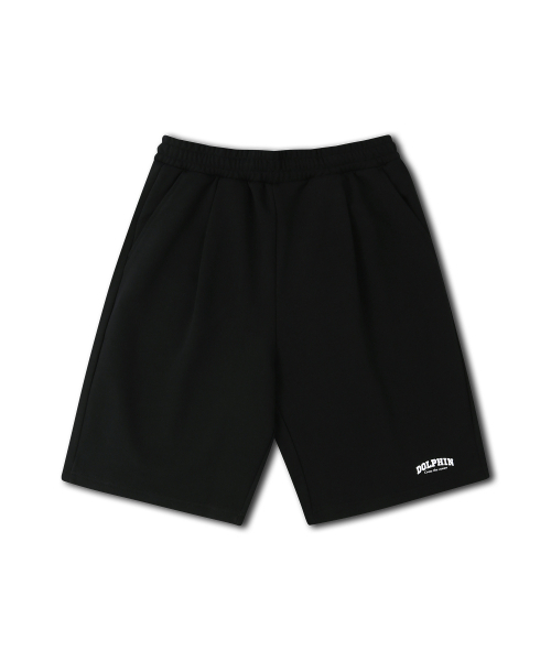 DOLPHIN WAVE APPAREL(ドルフィンウェーブアパレル)の「ドルフィンシリコンアーチロゴワンタックショートパンツブラック(その他パンツ・メンズ・その他・MEDIUM/LARGE/X-LARGE)」の1枚目の写真