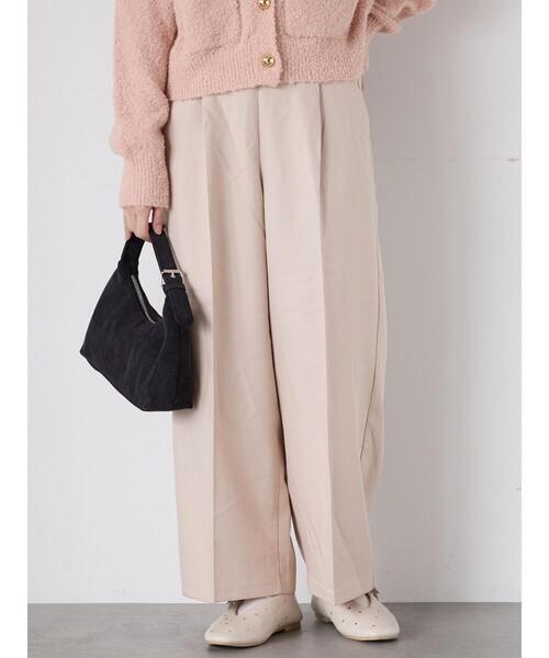 Te chichi TERRASSE(テチチテラス)の「タックストレートパンツ(その他パンツ・レディース・グレー/ブラック/ベージュ/ネイビー・L/M)」の17枚目の写真