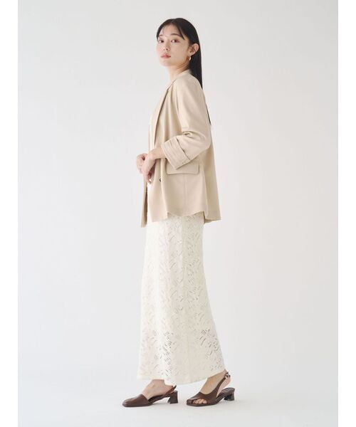 LAGUNAMOON（ラグナムーン）の「パターンニッティングフロントボタンワンピース（ワンピース・レディース・ブラック/ホワイト・SMALL/MEDIUM）」の19枚目の写真