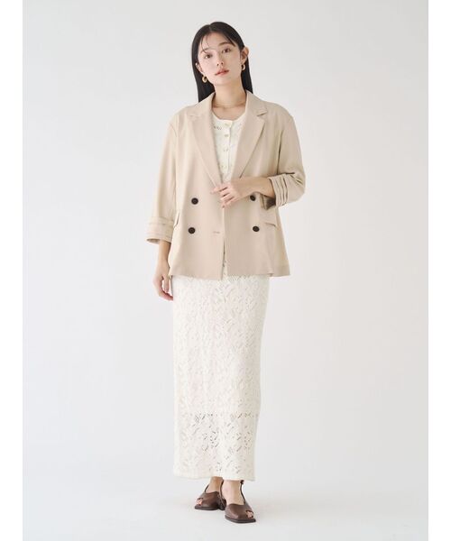 LAGUNAMOON（ラグナムーン）の「パターンニッティングフロントボタンワンピース（ワンピース・レディース・ブラック/ホワイト・SMALL/MEDIUM）」の20枚目の写真