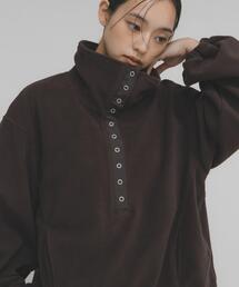 KBF | ハーフスナップフリースプルオーバー(その他トップス)