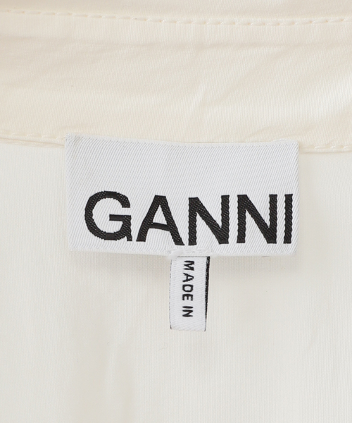 GANNI（ガニー）の「【GANNI/ガニー】Stretch Cotton Peplum Shirt：シャツ（シャツ/ブラウス・レディース・アイボリー・36）」の6枚目の写真